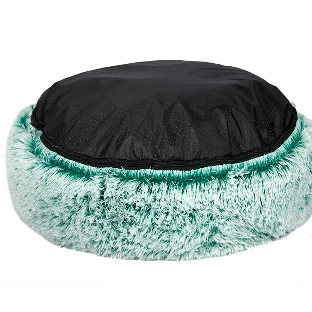 PaWz Pet Bed Cat Dog Donut Nest Calming XL Teal X-Large-1954802520891199493