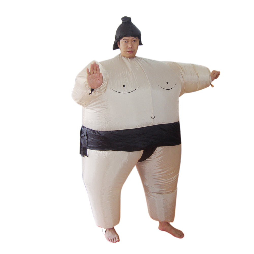 SUMO Fancy Dress Inflatable Suit -Fan Operated Costume