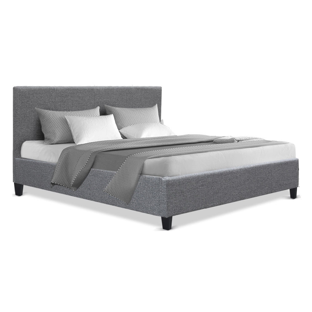 Artiss Bed Frame Queen Size Grey NEO