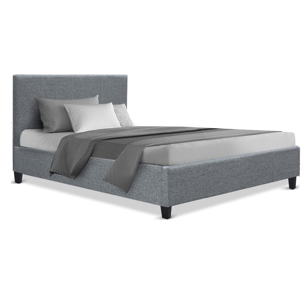 Artiss Bed Frame Single Size Grey NEO