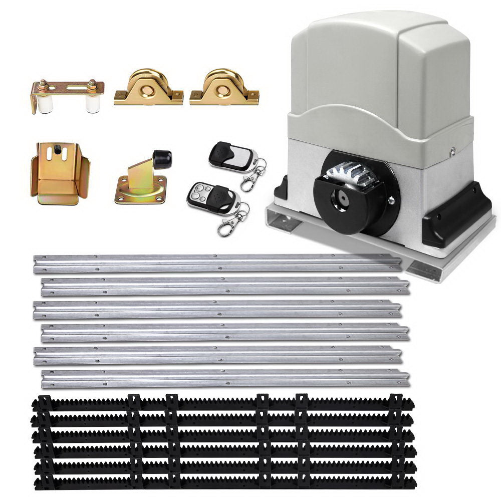 LockMaster Electric Sliding Gate Opener 1200KG 6M
