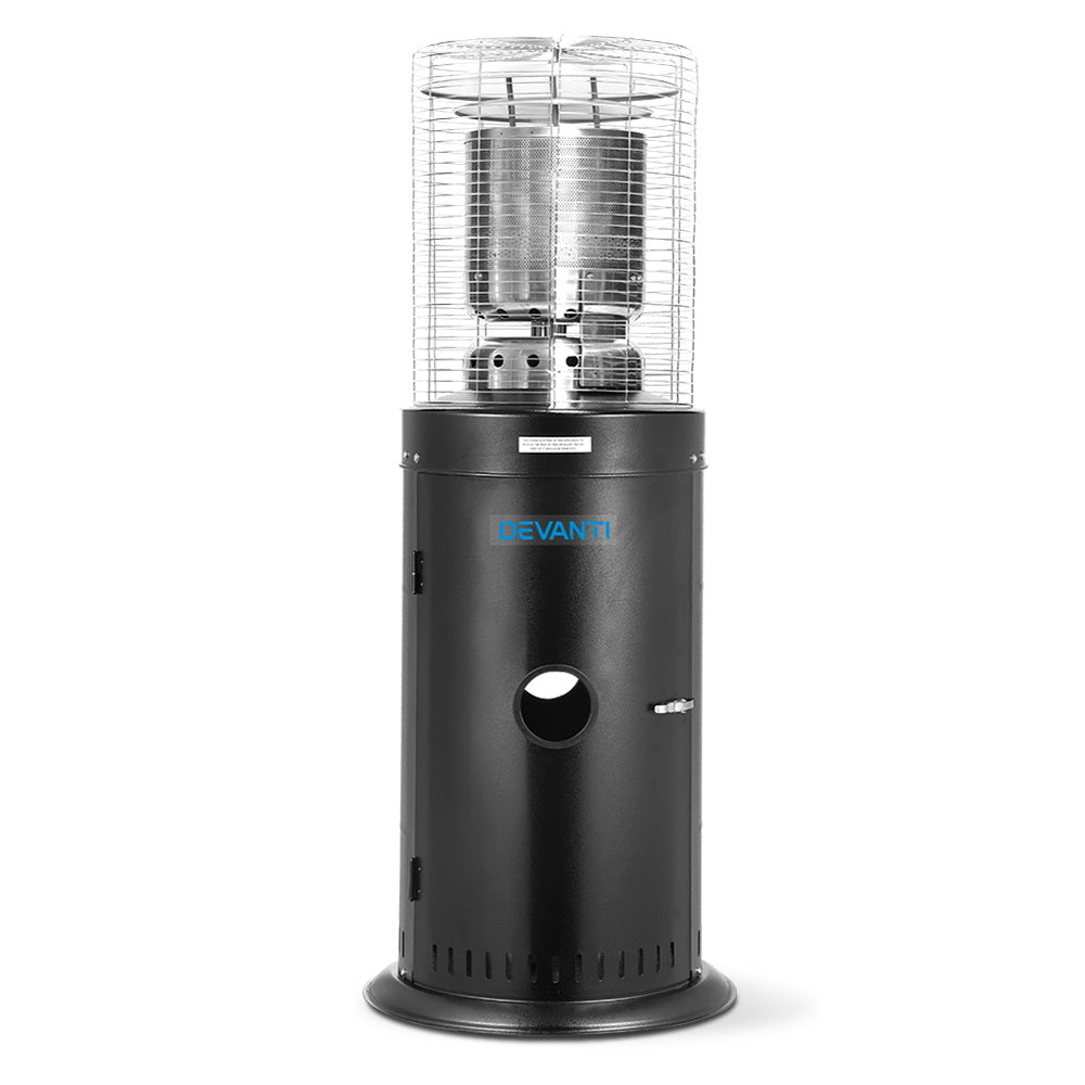 Devanti Outdoor Gas Patio Heater Black