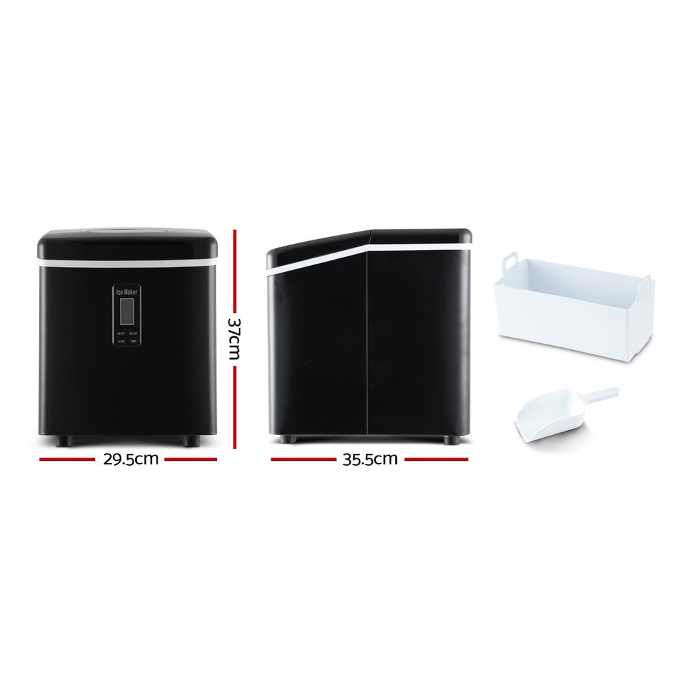 Devanti 15kg Ice Maker Machine Black