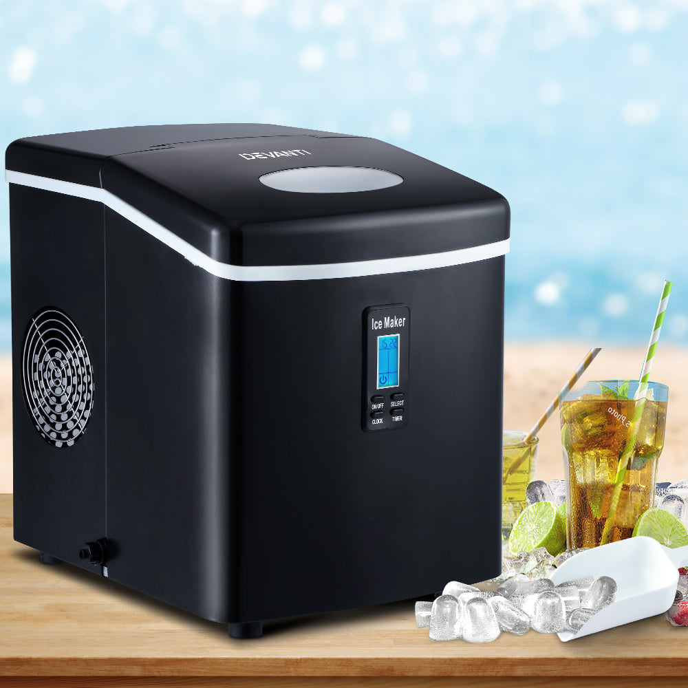 Devanti 15kg Ice Maker Machine Black