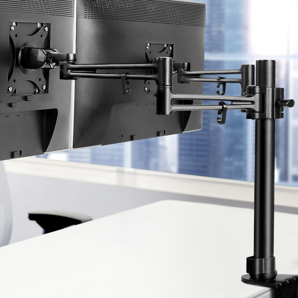Artiss Monitor Arm Dual Desk Mount Screen Holder Bracket