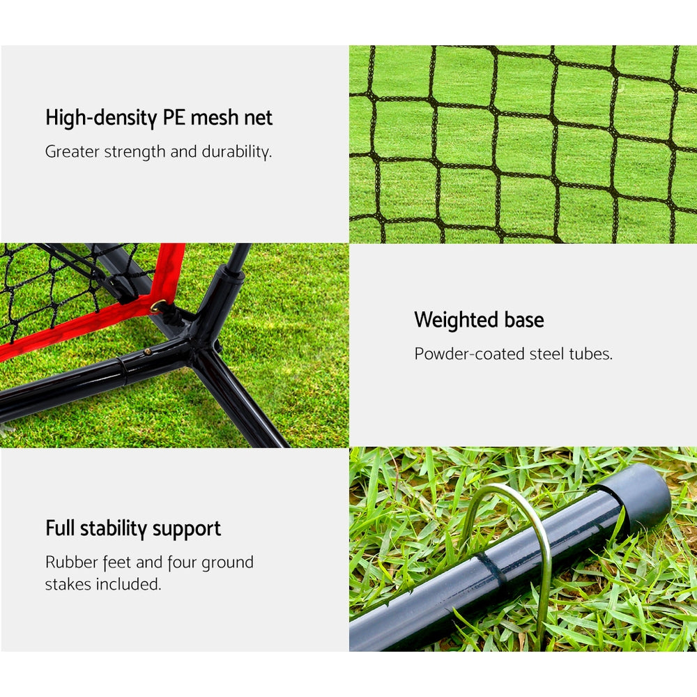 Everfit 7ft Baseball Net Pitching Kit with Stand Softball Training Aid Sports