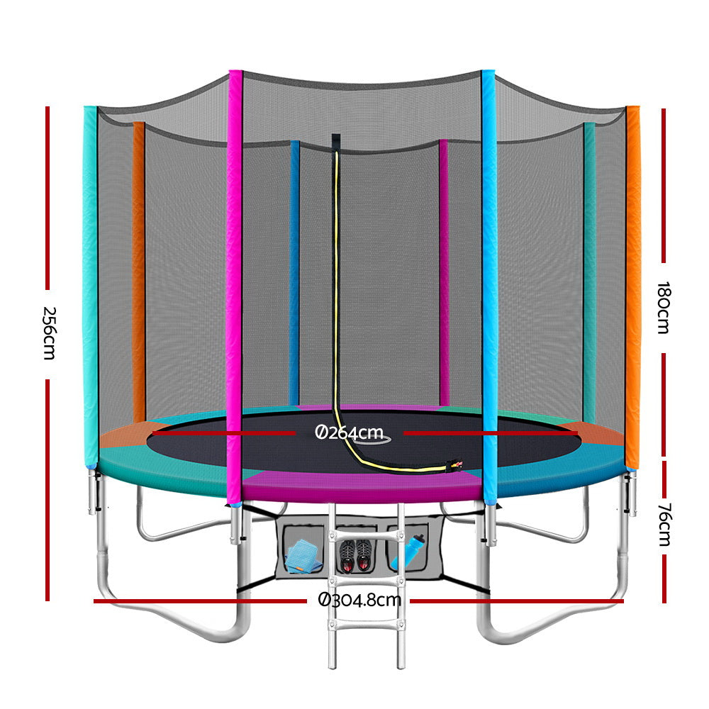 10FT Trampoline Everfit Kids Trampoline Rebounder