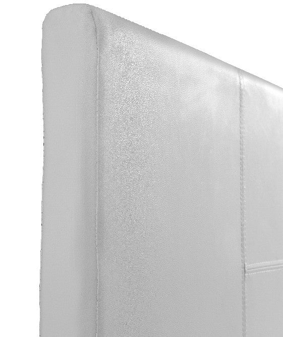 Queen PU Leather Bed Frame White