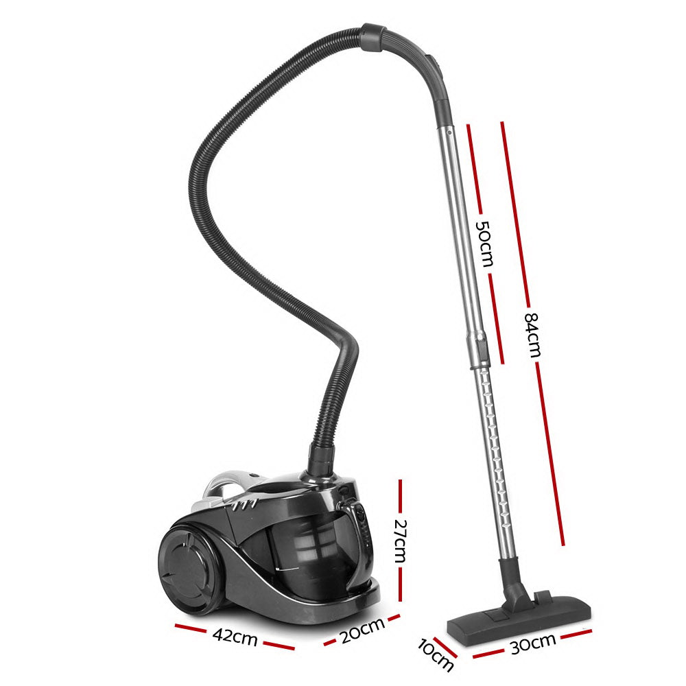 Devanti 2200W Bagless Vacuum Cleaner Black