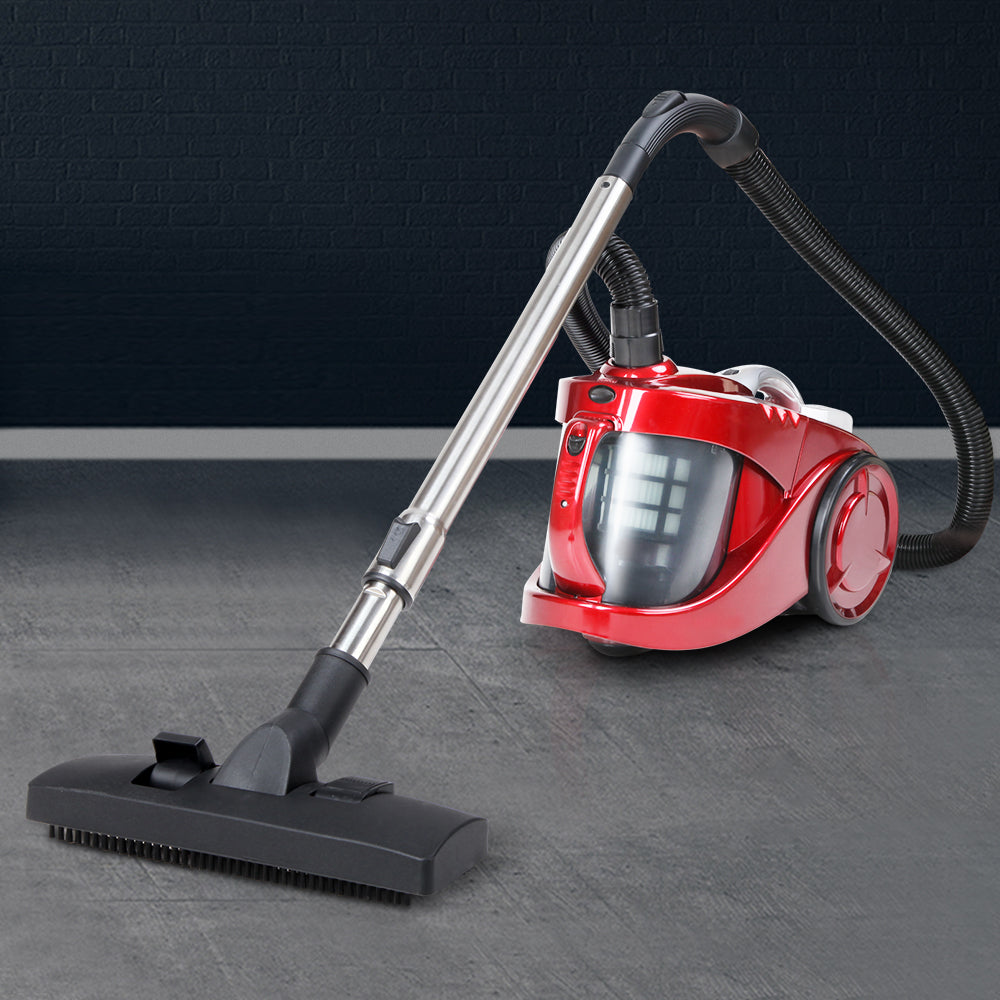 Devanti 2200W Bagless Vacuum Cleaner Red