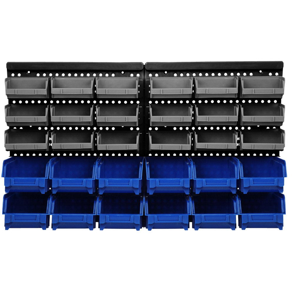 Giantz 30 Storage Bin Rack Wall Mounted