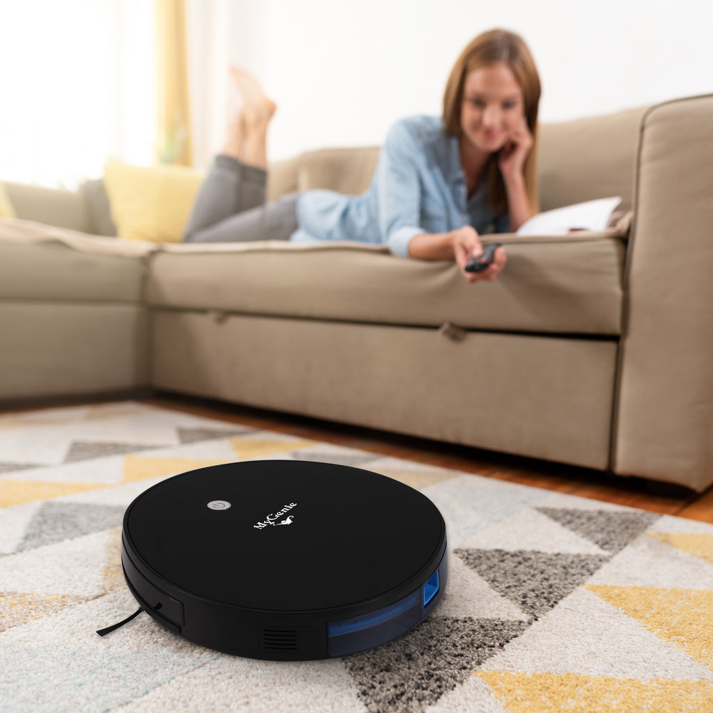 My Genie Xsonic Robotic Vacuum Cleaner -  Black-1951134808461676549