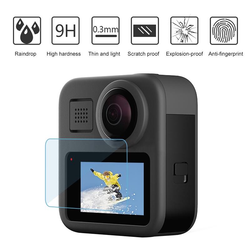 2-Pack Tempered Glass Screen Protectors For Gopro Max Lcd Display-1915198035747540993