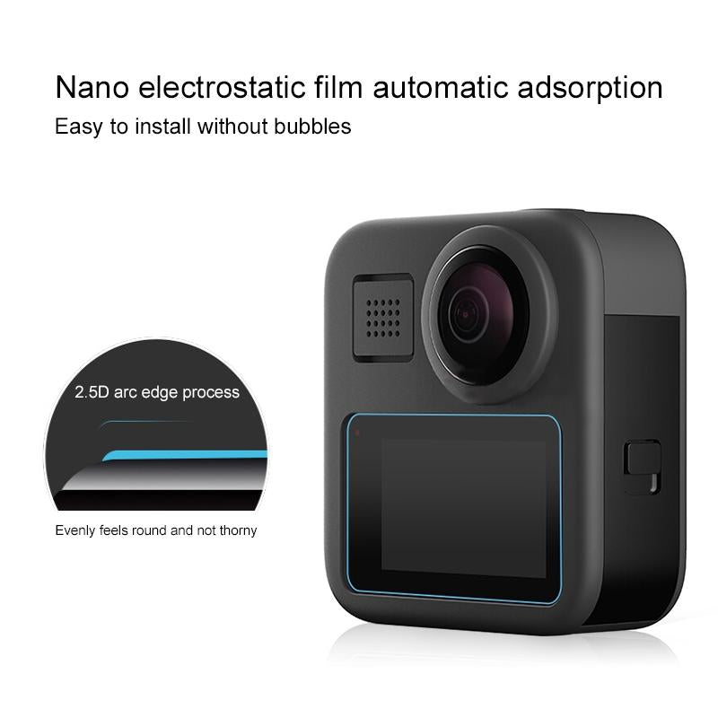 2-Pack Tempered Glass Screen Protectors For Gopro Max Lcd Display-1915198035747540994