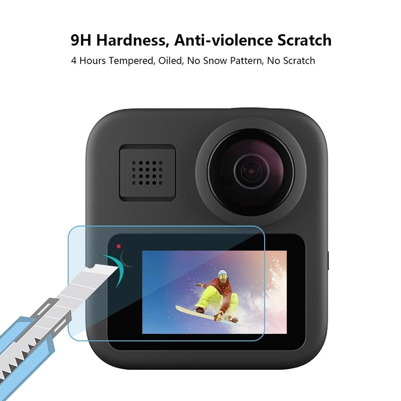 2-Pack Tempered Glass Screen Protectors For Gopro Max Lcd Display-1915198035747540995