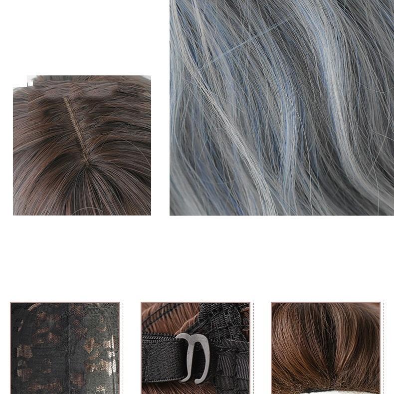 Long Curly Dark Wig - Natural Look-1915197695480434693