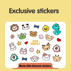 Mini Children'S Cartoon Dual-Lens Digital Camera Toy - Dinosaur Design-1915198351054344193