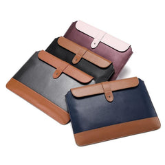 Microfiber Notebook Liner & Power Bag - Horizontal Wine Red - 14-15.4 Inch-1915197549820645377