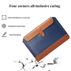 Microfiber Notebook Liner & Power Bag - Horizontal Wine Red - 14-15.4 Inch-1915197549820645380