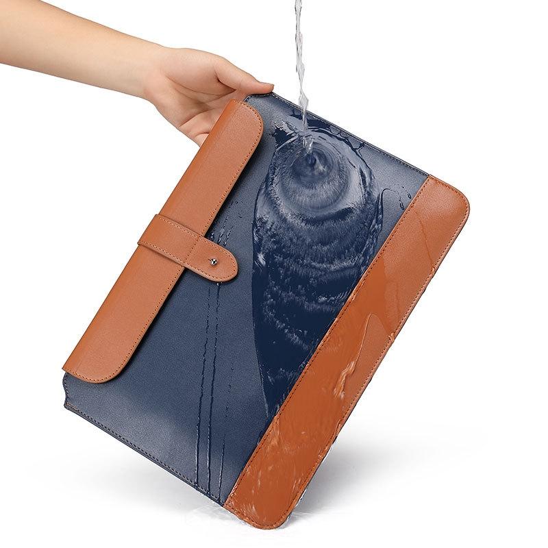 Microfiber Notebook Liner & Power Bag - Horizontal Wine Red - 14-15.4 Inch-1915197549820645381