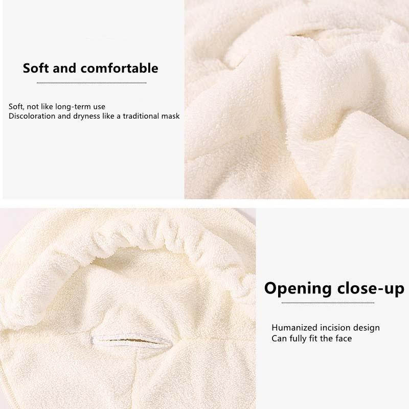 Facial Towel Face Mask - Hot / Cold Compress - Strapless-1915198306783465477