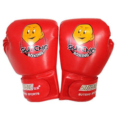 Children'S Cartoon Boxing Gloves - Pu Leather - Cartoon Blue