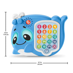 Fisher-Price Linkimals 1-20 Count & Quiz Whale Learning Toy