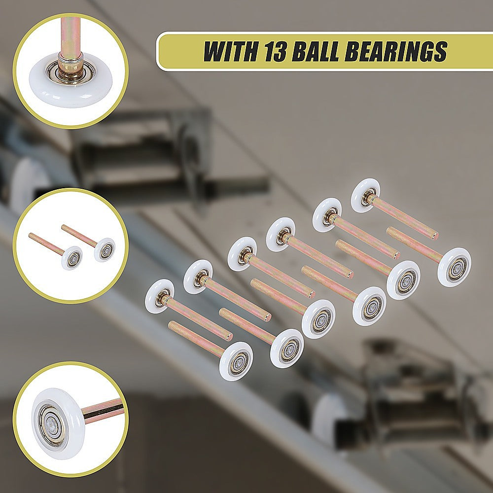 Garage Door Roller / Wheel / Heavy-duty 13 Ball Bearing 12 Pack