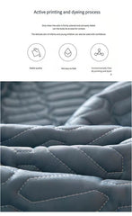 Mint Blue Cooling latex texture Pillowcase Set - Latex Feeling, Solid Color, 48x74cm (Pair)