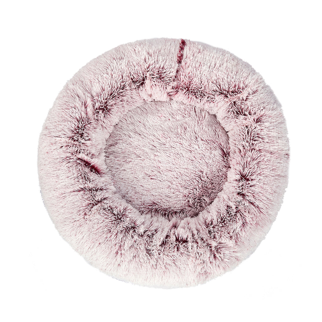 PaWz Pet Bed Cat Dog Donut Nest Calming XL Pink X-Large-1954802520543072257