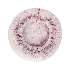 PaWz Pet Bed Cat Dog Donut Nest Calming XL Pink X-Large-1954802520543072257