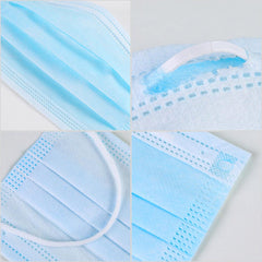 60 Pcs Anti Dust Filter Disposable Protective Sanitary Face Mask