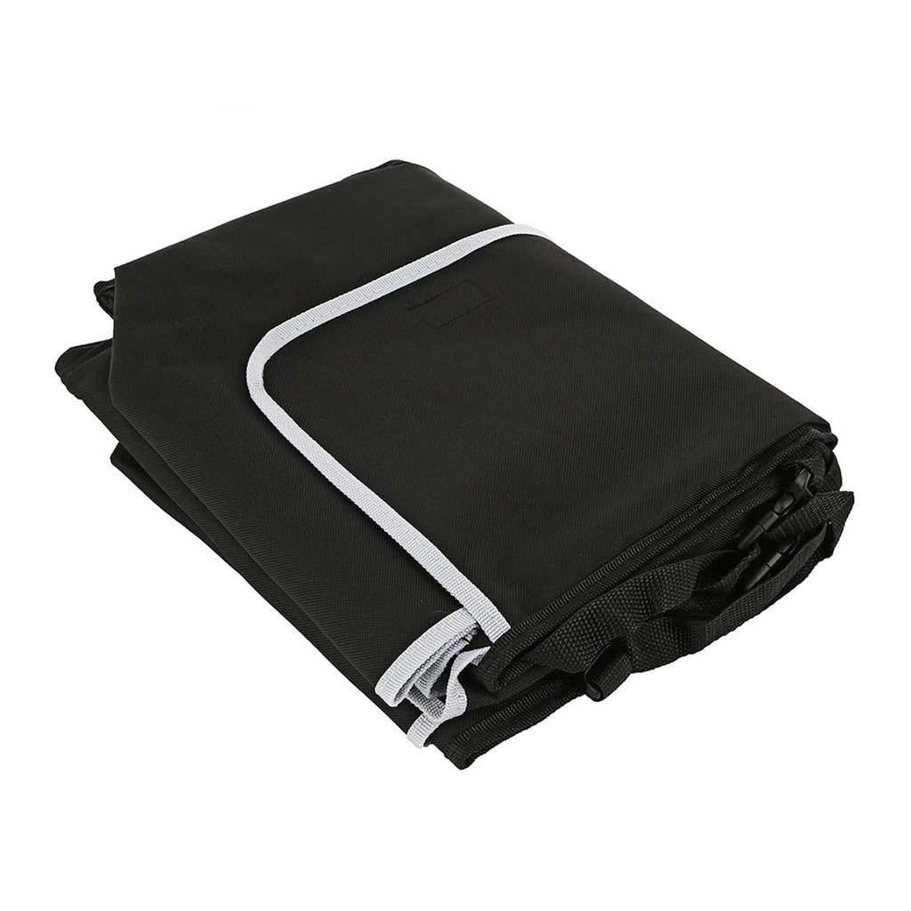 SOGA Oxford Cloth Car Storage Trunk Organiser Backseat Multi-Purpose Interior Accessories Black