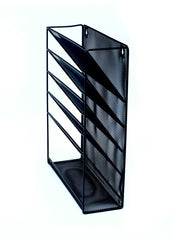 Wall Mount 6 Pocket Hanging File Sorter Organizer Folder Holder Rack Storage