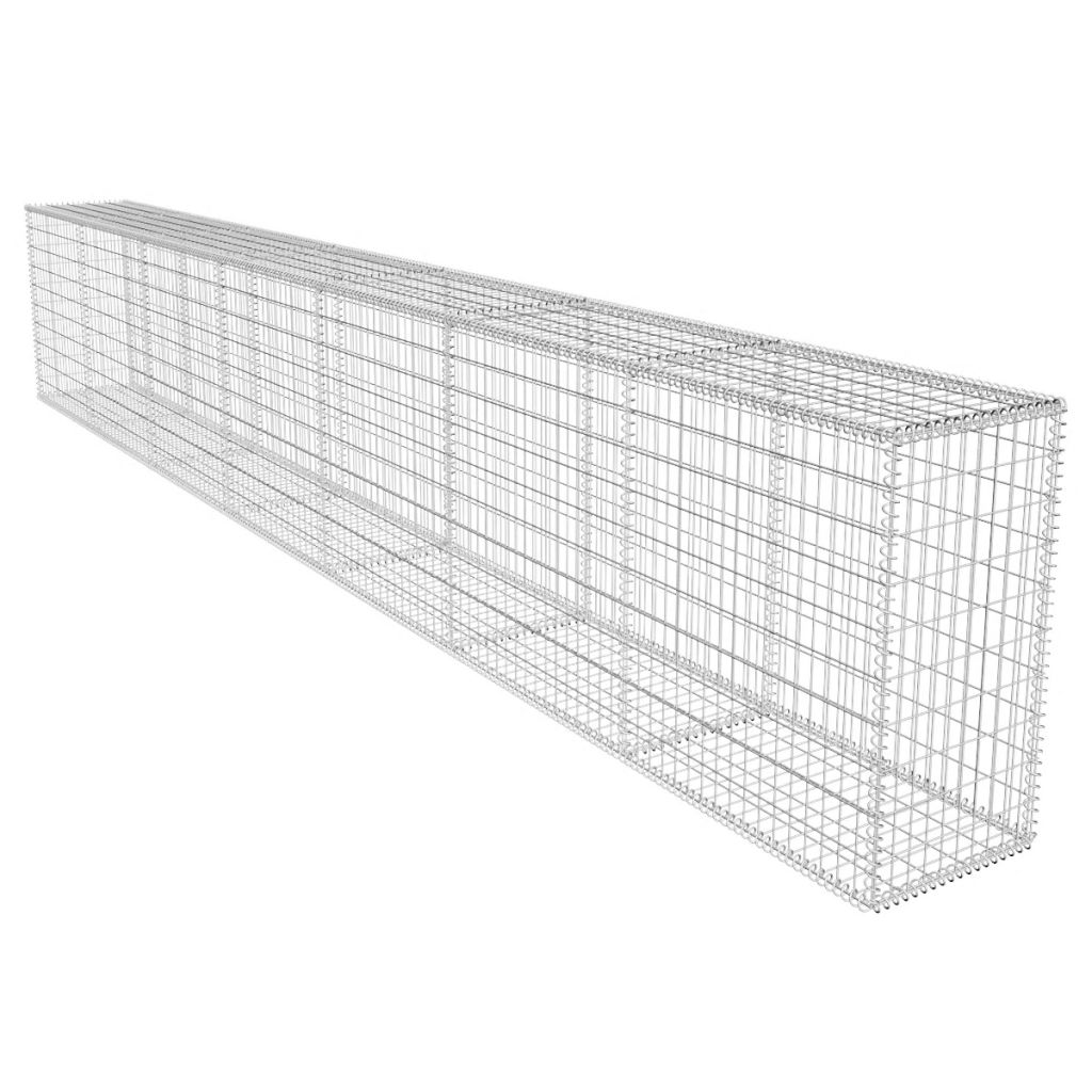 Gabion Wall with Cover 600x50x100 cm