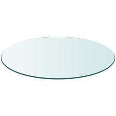 Table Top Tempered Glass Round 700 mm
