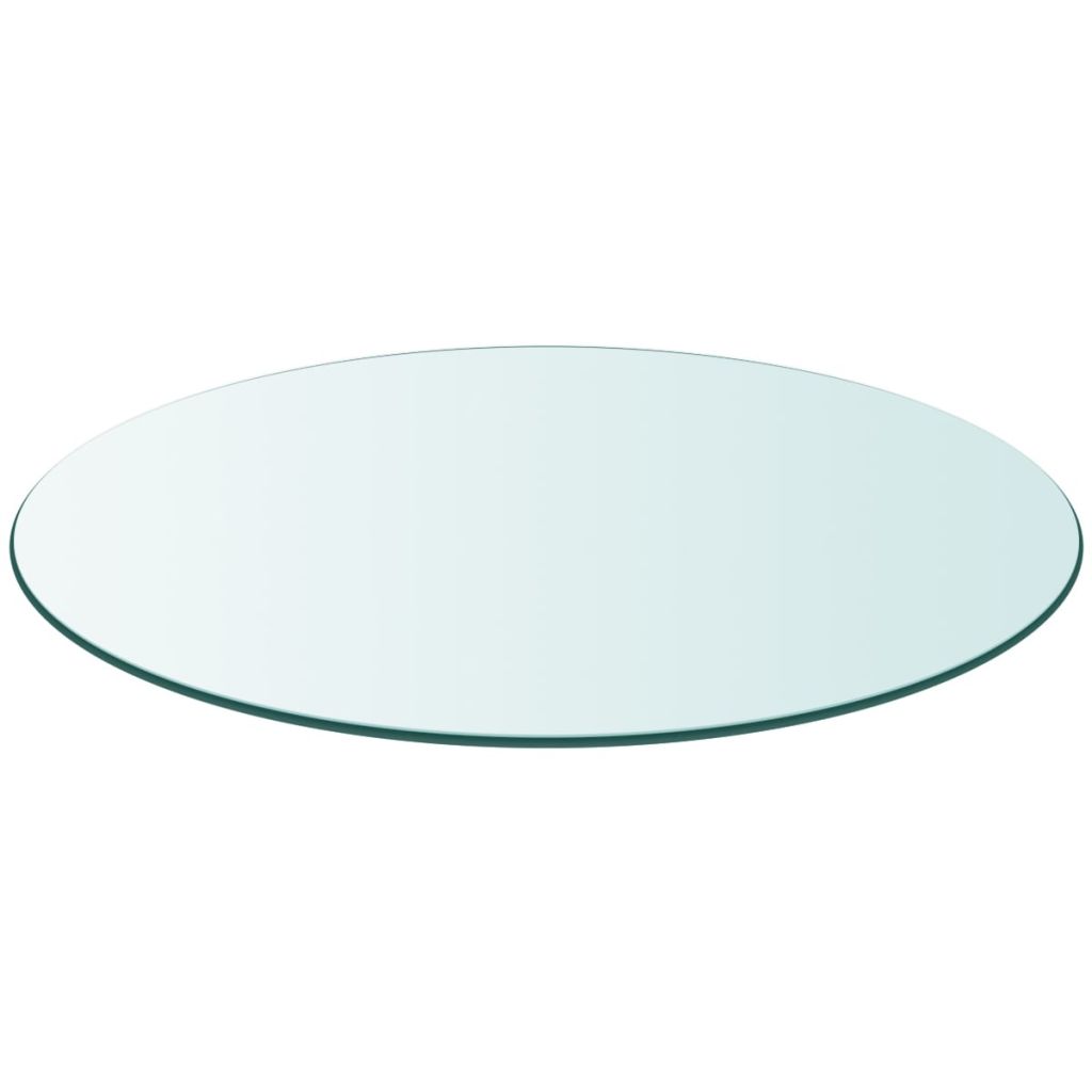 Table Top Tempered Glass Round 800 mm