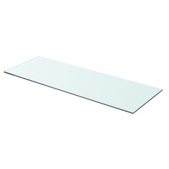 Shelf Panel Glass Clear 70x25 cm