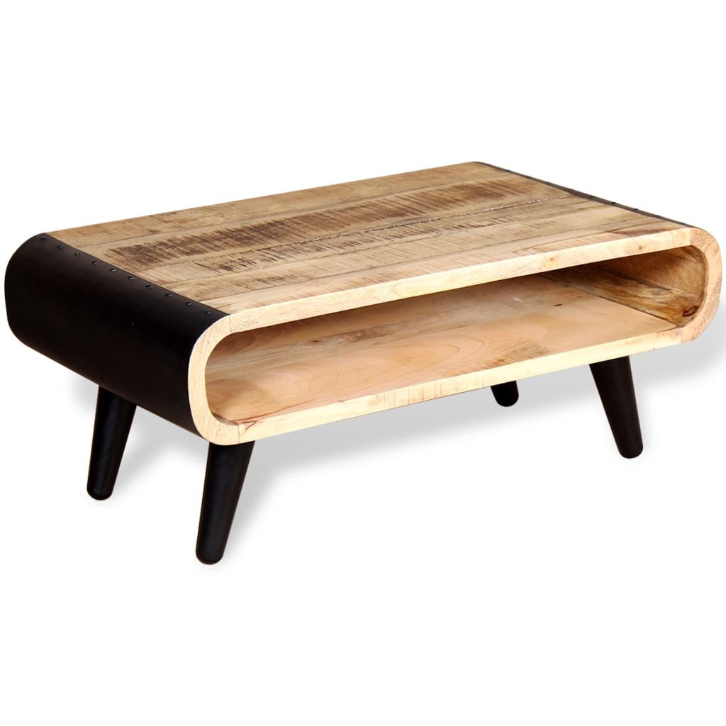 Coffee Table Rough Mango Wood 90x55x39 cm