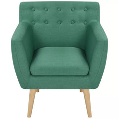 Armchair Fabric 67x59x77 cm Green