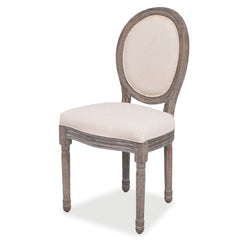 Dining Chairs 2 pcs Linen