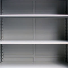 Office Cabinet 90x40x140 cm Steel Grey