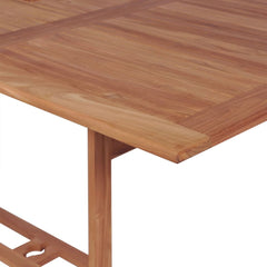 Outdoor Dining Table Rectangular 180x90x75 cm Teak