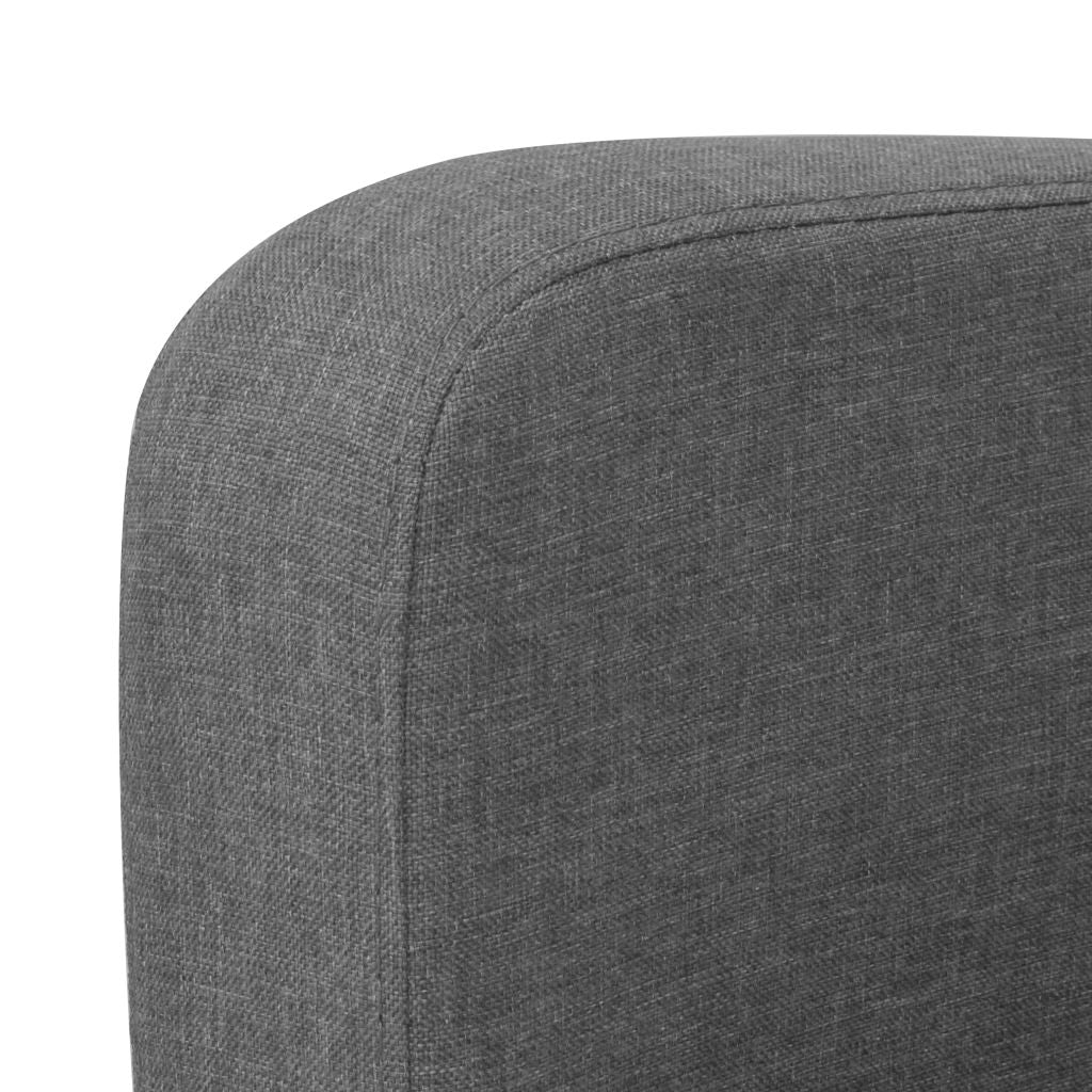 2-Seater Sofa 135x65x76 cm Dark Grey