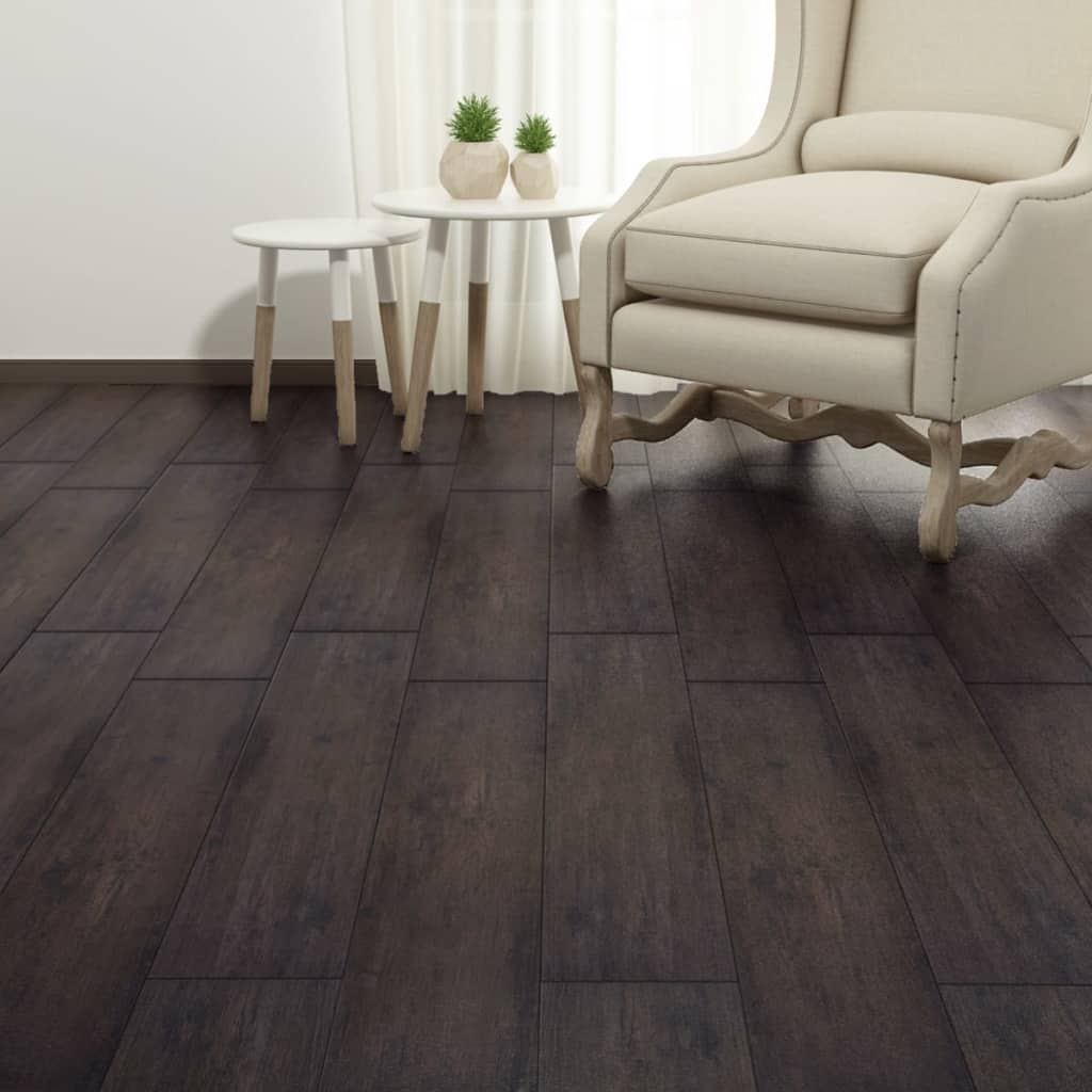 PVC Flooring Planks 5.26 m² Oak Dark Grey