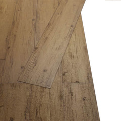 Self-adhesive PVC Flooring Planks 5.02 m²  Walnut Brown