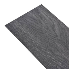Self-adhesive PVC Flooring Planks 5.02 m² Black and White