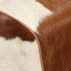Stool Genuine Goat Leather 60x30x50 cm