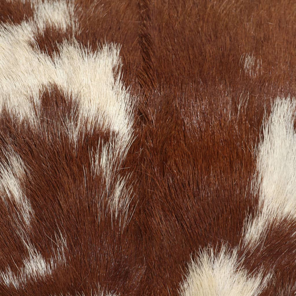 Stool Genuine Goat Leather 60x30x50 cm