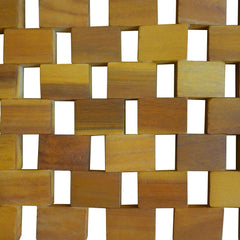 Bath Mat Acacia Wood 80x50 cm Mosaic